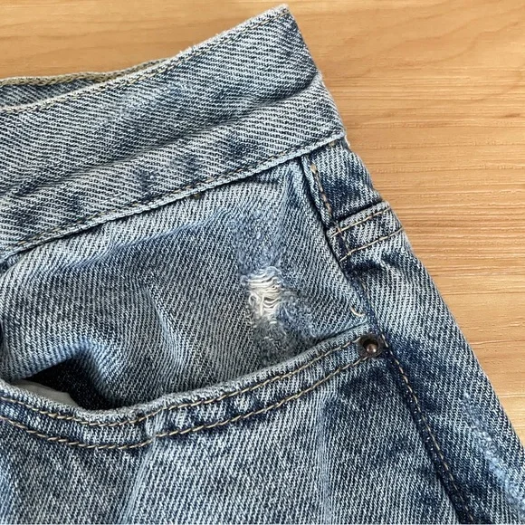 PacSun High Rise Straight Leg Jeans Blue Button Fly Women’s Size 26 - Picture 7 of 12